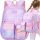 Multi-Compartment School Backpack for Girls Grades 1-3 - Durable & Comfortable