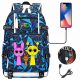 Stylish A4-Sized Sprunki Backpack with USB and Multiple Color Options
