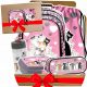 Cleo & Frank 5-in-1 School Bag Set with Cat Theme for Girls
