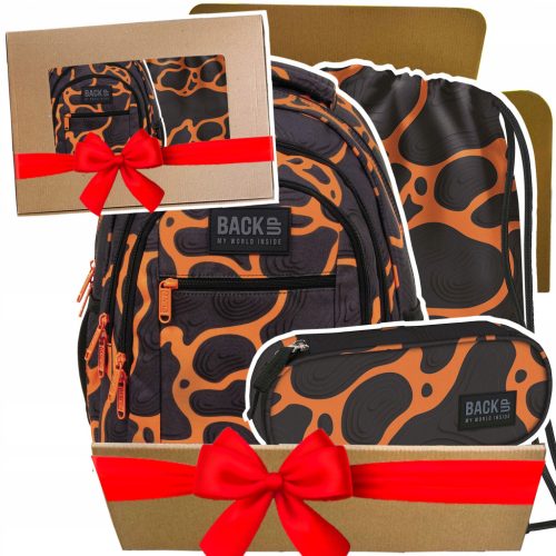 BackUP MAGMA 3-Piece School Set - Vibrant and Durable Backpack Combo
