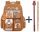 Capibara School Backpack with Charm, Fine Liner and Pencil Set