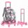 Lightweight Aluminum Backpack Trolley with 6 Rubber Wheels for Easy Carrying