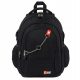 St.Right X-White 17" Multi-Compartment Black School Backpack