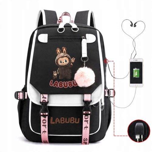Durable A4-Sized Sprunki Backpack with USB and Multiple Color Options