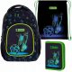 Youth Football Motion School Backpack Set with Pencil Case and Shoe Bag