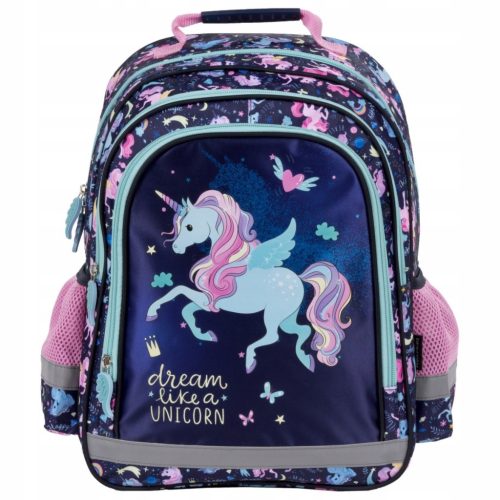 Unicorn-Themed School Backpack for First Grade Girls by Derform