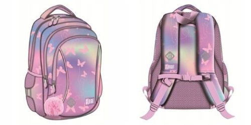 St.Right Pink Butterflies 15" Ergonomic School Backpack for Young Kids