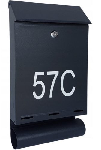  Metal-Bud mailbox black