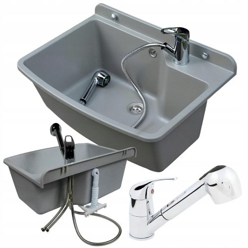 Zelvo MAXIMUS sink, shades of grey