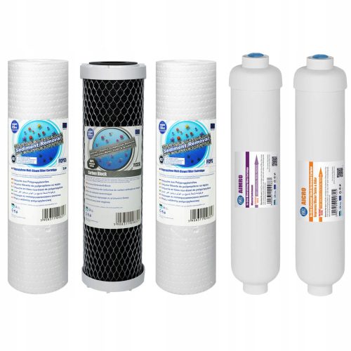  set of cartridges, large service, Aquafilter osmosis filter