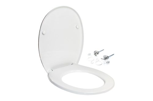 Toilet Seats White Cascade Toilet Seat from Sanit-Plast