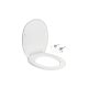 Toilet Seats White Cascade Toilet Seat from Sanit-Plast