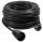 Garden extension cable, single Adelid 25 m, 1 pc. sockets, black