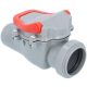 The storm valve prevents the backflow of water DN50