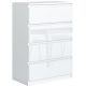  Furniture Masztalerz POLA Kommode 70 x 39 x 102 cm white glossy