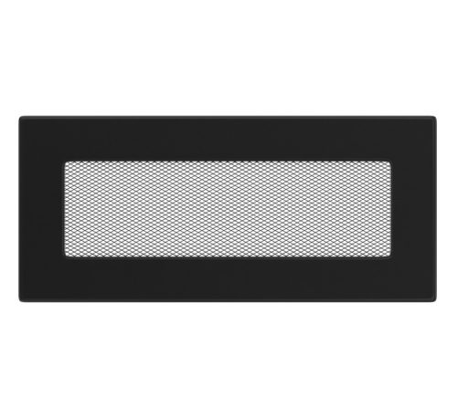 Painted ventilation grille. Grille 11x24 cm, black