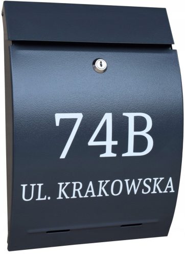 Eurokasten letterbox Metal-Bud, shades of grey