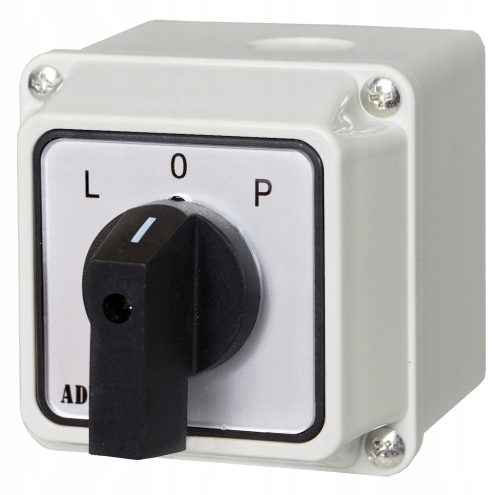 CAM SWITCH 16A LEFT RIGHT IN IP65 HOUSING