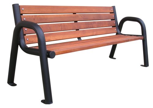 Benches for garden and terrace Wooden bench with backrest 180 x 40 cm