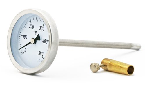  Thermometer for central heating boiler 500°C probe