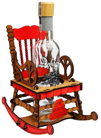  Bottle armchair for bottle gift for alcohol