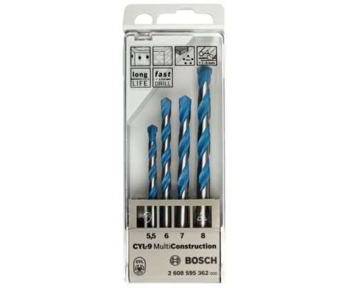  BOSCH Multi Construction CYL-9 Bohrerset 4-tlg