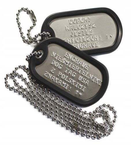  DOG TAG /USA/ DOG TAG WITH PL MARKINGS