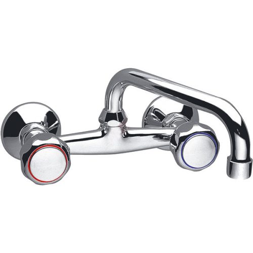 Wall-mounted washbasin faucet WHOLESALE FITTINGS, chrome