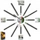 Clock for home ModernClock wall clock black 65cm