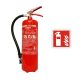 Powder FIRE EXTINGUISHER 4 kg GP 4x POLAND + marking