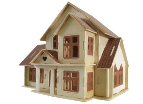  3D WOODEN PUZZLE HOUSE COUNTRY HOUSE WOODEN BR