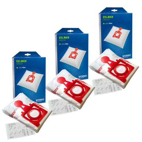  Synthetic vacuum cleaner bags ZVCA300B, 49.4200, ZMB03K 12 pcs.