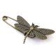  JeraNet Dragonfly Brooch Brown