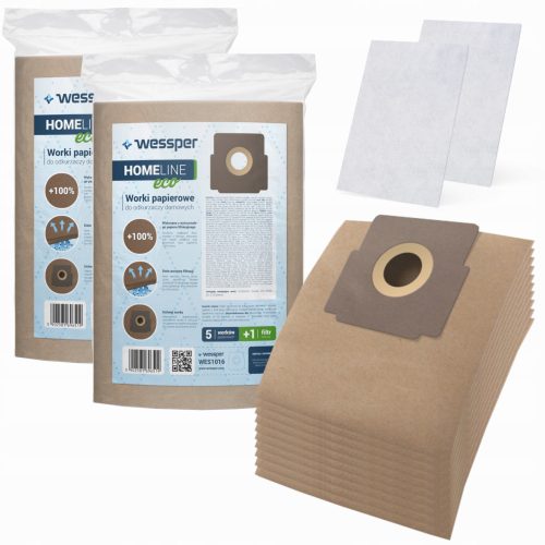  Paper vacuum cleaner bags WES1016 10 pcs.