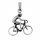  CYCLIST PENDANT BICYCLE CYCLIST SILVER 925