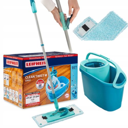 Bucket and spin mop Leifheit Clean Twist Ergo rotation mop 52120 33 cm