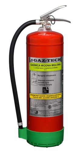 Water and fog fire extinguisher 6 kg