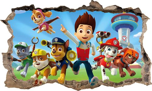 Decorative Wall Stickers Paw Patrol 3D Xxl+ Poster Stickers