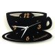 Clock for home Fajna Fabryka wall clock, black, 30 cm
