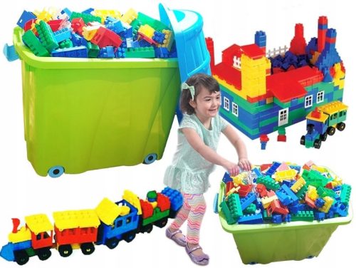  LARGE POLISH BUILDING BLOCKS 500 pieces Skiland