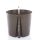  Flowerpot Leni, 22 cm x 22 x 19 cm, diameter 22 cm, plastic in brown and beige tones