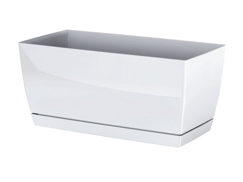  Prosperplast flowerpot 40 cm x 19 x 18.5 cm diameter 39 cm plastic white