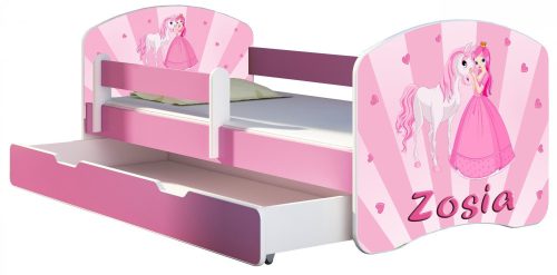  Bett Acma II 75 x 144 cm, Rosatöne