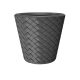  Prosperplast flowerpot 60 cm x 60 x 59 cm diameter 60 cm plastic in the colors grey and silver