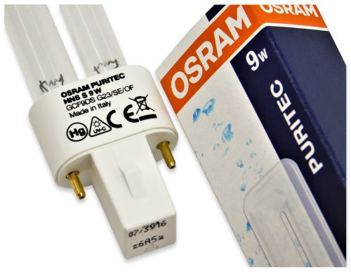  UV-C HNS 9W Puritec Osram TÜV fluorescent lamp filament