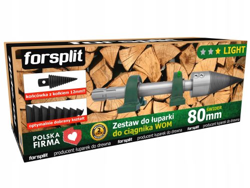 Forsplit ZW2U-080K2 wooden auger