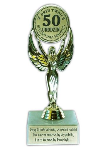  50th Birthday Statuette Wiktoria for 50th Birthday Gift