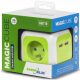 GreenBlue MagicCube GB118 power strip, 4 sockets, 1.4 m, green