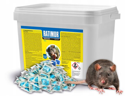  STRONG POISON PASTE FOR MICE, RATS, RODENT, BRODIFAKUM RATIMOR 3KG