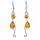  CATS silver earrings cats SILVER with AMBER